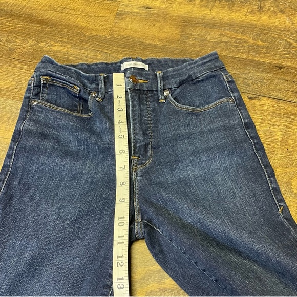 Good American Good Legs Ultimate Skinny Sculpting Blue Jeans Size 8/29 Stretch - Picture 3 of 8